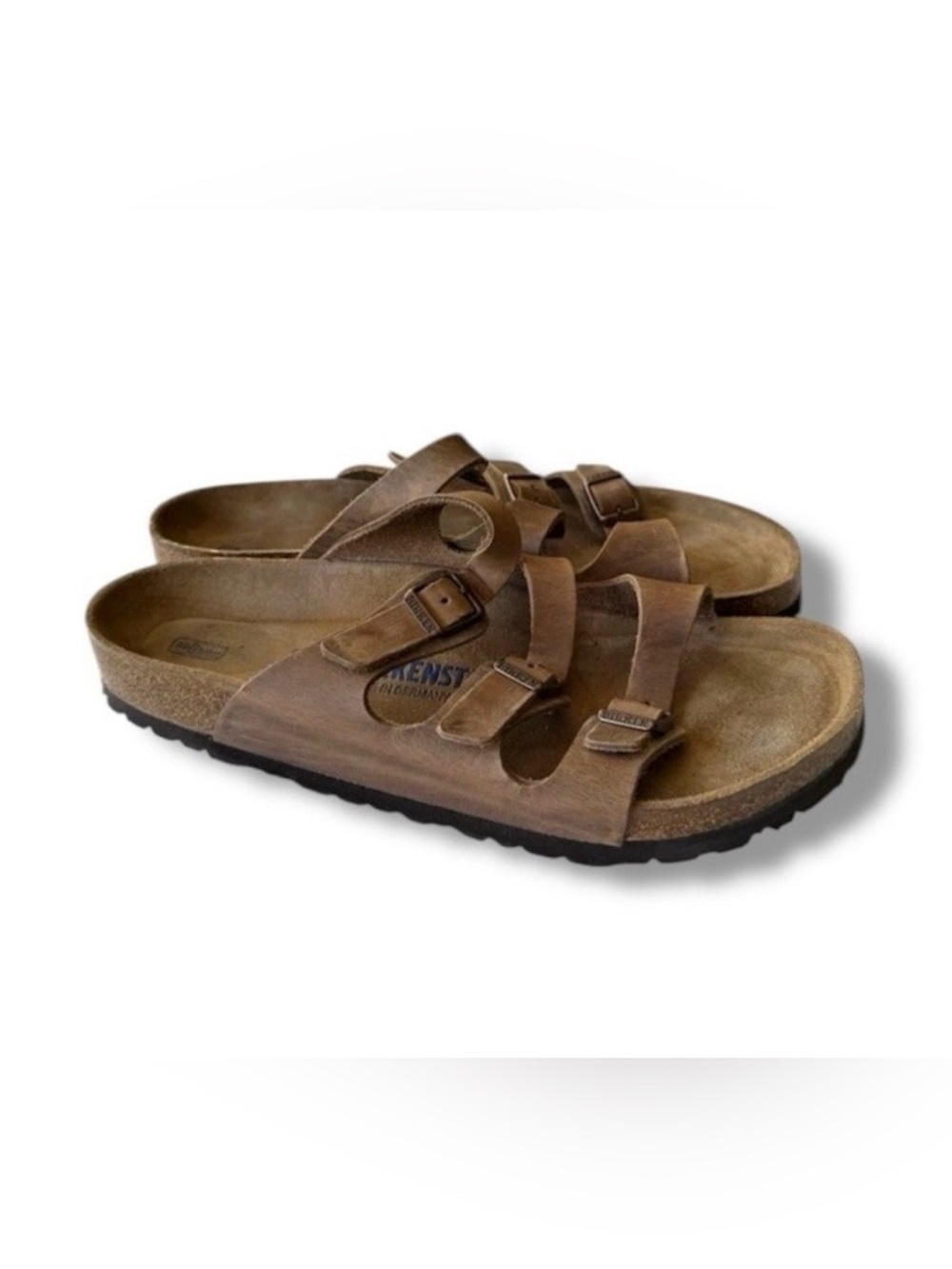 Birkenstock Florida Mocha Sandals Womens 11 Mens 9 Slip On